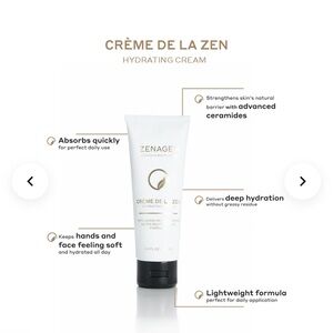 ✨🧴 Zenagen Crème de la Zen Hydrating Anti-Aging Cream 3.4 oz NEW‎ 🧴✨
